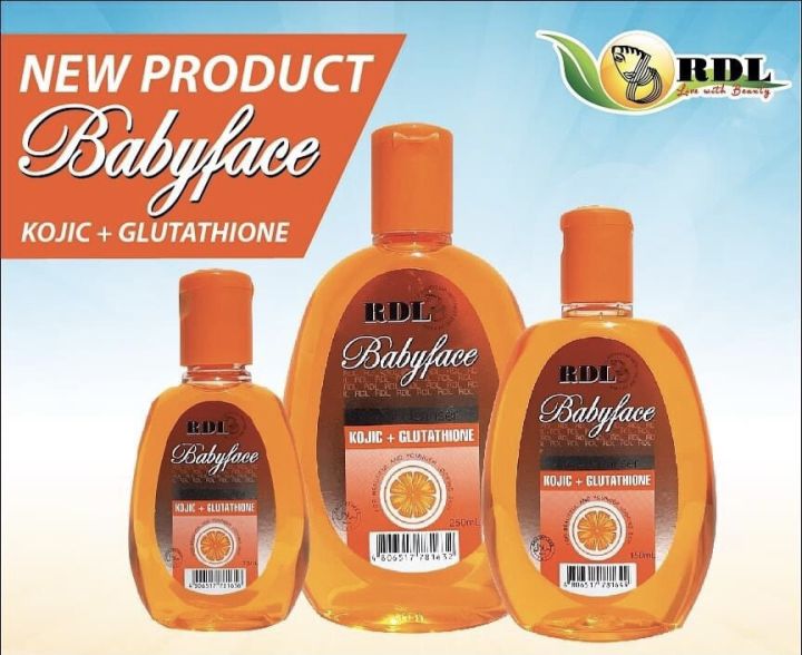 RDL BABYFACE FACIAL CLEANSER WITH KOJIC GLUTATHIONE Lazada PH