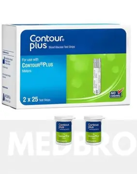 Contour Plus Blood Glucose Test Strips 50s