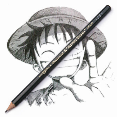ญี่ปุ่น Uni มิตซูบิชิ9800กราไฟท์เขียนสเกตซ์ภาพการวาดภาพ HB จิตรกรรม2B การสอบบัตรดินสอนักเรียน