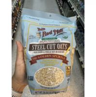 Organic 100% Whole Grain Award Winning Cereal Steel Cut Oats ( Bob’s Red Mill ) 680 G. ข้าวโอ๊ต 100%( ตรา บ๊อบส เรด มิลล์ )