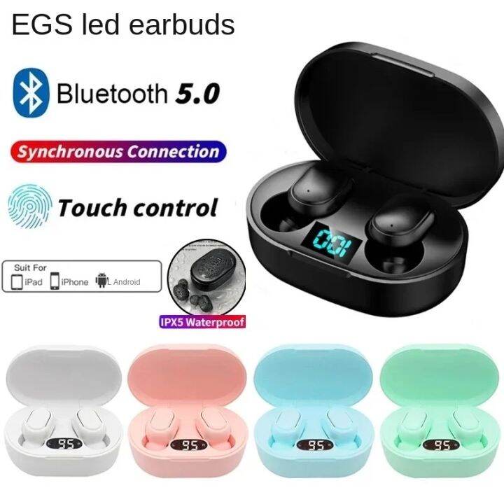 E6s Tws Bluetooth Earphones Wireless Bluetooth Headset Noise Cancelling