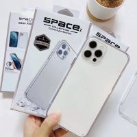 SPACE เคสใส iPhone i12,i12pro,i12promax,,i11,i11pro,i11promax เคสมือถืองานSpace งานแท้