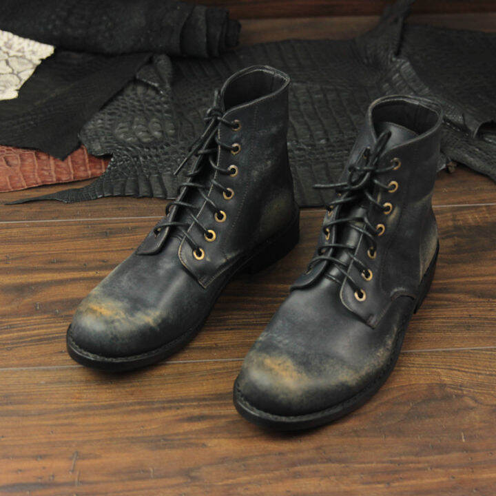 Vintage round head martin on sale boots