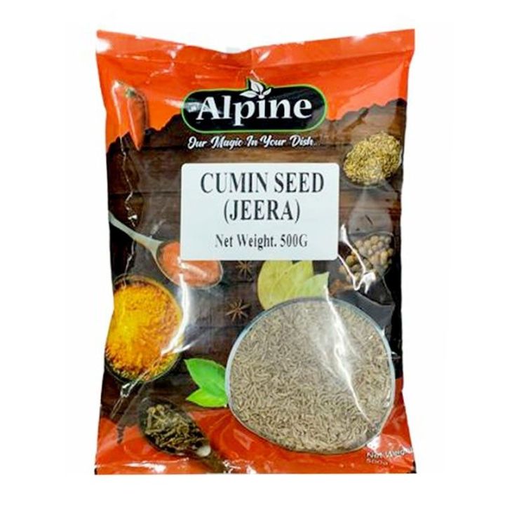 อัลไพน์ เมล็ดยี่หร่าอบแห้ง 500 กรัม cumin seed (jeera) 500 g