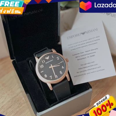 นาฬิกา Emporio Armani
Mens Sport Stainless Steel Quartz Watch with Rubber Strap, Black, 20 (Model: AR11097