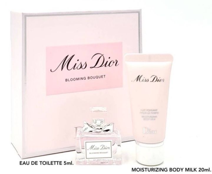 แท้-100-จากเคาท์เตอร์แบรนด์-miss-dior-ชุดกิ๊ฟเซ็ท-น้ำหอม5ml-และ-โลชั่น-20ml