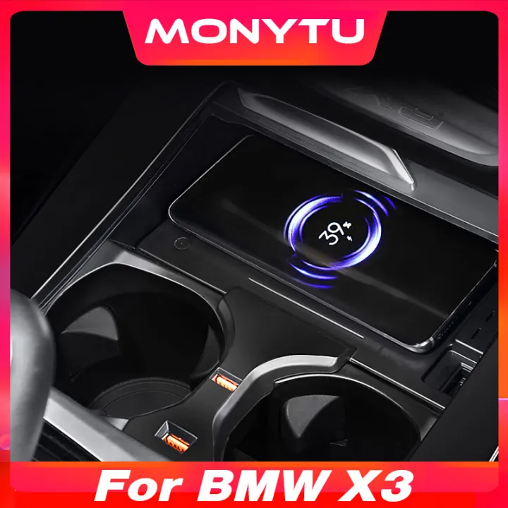 Qi Car Wireless Charger For Bmw X3 G01 X4 G02 2018-2022 Interior ...