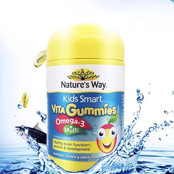 nature-way-kids-smart-vita-gummies-omega3-fish-oil-วิตามินเด็ก-อาหารเสริมเด็ก-ฟิชออย-วิตามินรวมเด็กกัมมี่-น้ำมันปลาเด็ก