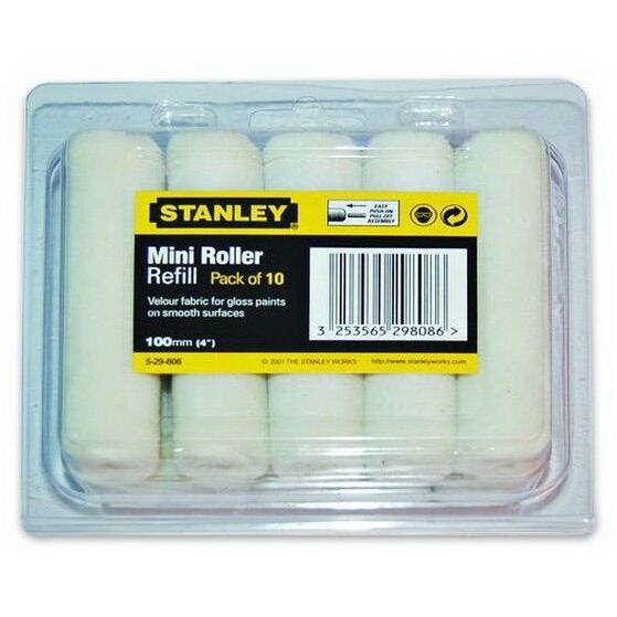 stanley-อะไหล่ลูกกลิ้งทาสี-สเตนเล่-4-ราคา-กล่อง-10-ชุด-ทาได้ทั้งสีน้ำ-สีน้ำมัน-เคมี