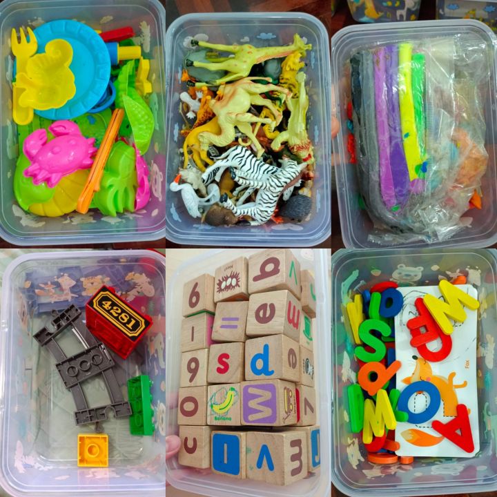 กล่องพลาสติก-กล่องเก็บของเล่น-กล่องใส่อาหาร-เก็บของเล่น-กล่องจัดระเบียบ-ของใช้เด็ก-ของเล่น-กล่องลายน่ารัก-กล่องใส่ของ