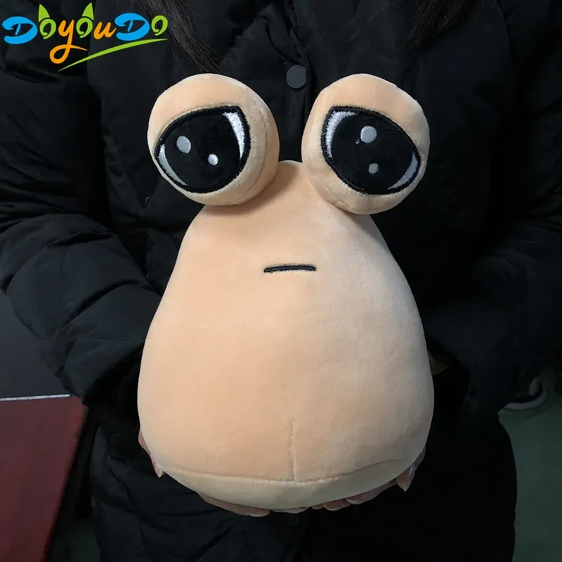 22cm My Pet Alien Pou Plush Toy Furdiburb Emotion Alien Plushie Stuffed  Animal Pou Doll