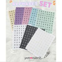 ALPHABET STICKER ABC STICKER สติ๊กเกอร์ สติ๊กเกอร์ ตัวอักษร พยัญชนะภาษาอังกฤษ ABC name sticker สติ๊กเกอร์ชื่อ