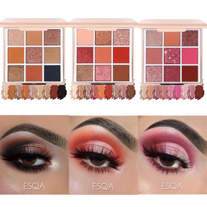 ESQA Goddess Eyeshadow Palette Peach / ESQA Goddess Eyeshadow Palette