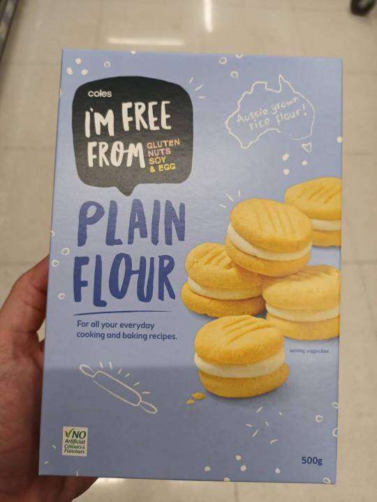 Coles Plain Flour 500g.แป้งสำเร็จรูปสำหรับทำขนม โคลส์ 500กรัม Lazada