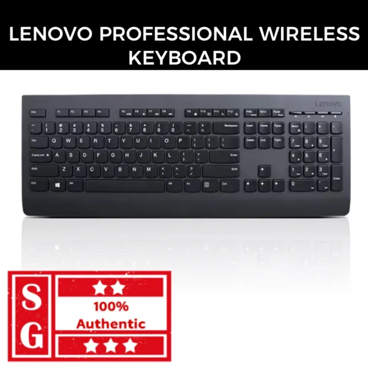 Lenovo Professional Wireless Keyboard - US English 4X30H56841| Lenovo  Wireless Keyboard l Lenovo Keyboard | Keyboard