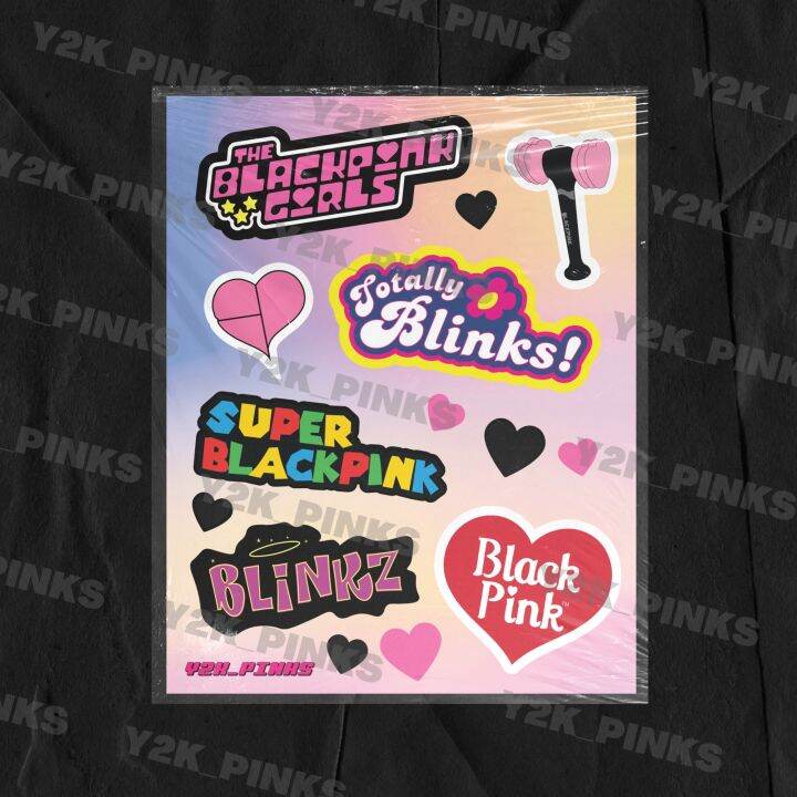Blackpink Y2K Stickers (Waterproof) Lazada PH