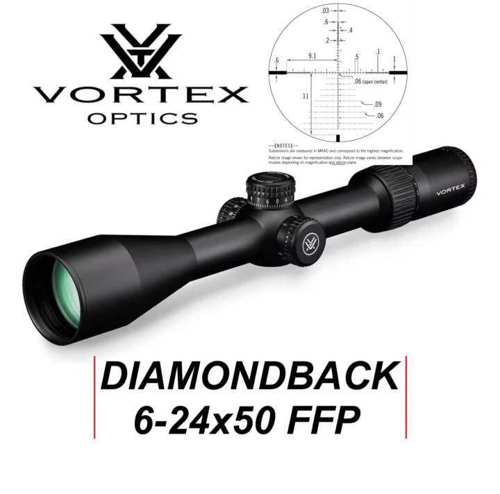 VORTEX OPTICS DIAMONDBACK 624x50 FFP EBR2C MRAD Lazada.co.th