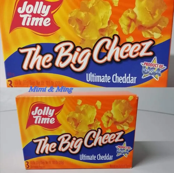 Jolly Time Popcorn. The Big Cheez Weight 10.5 Oz. ( 298 g
