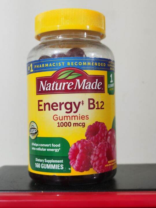 Nature made Energy B12 1000mcg gummies vitamin b gummy multivitamin 12