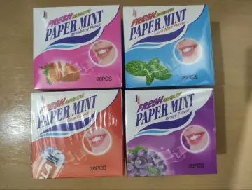 Fresh Breath Paper Strong Mint Strip Pepermint Candy - China Mint Candy,  Fresh Breath Paper