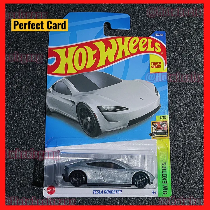 tesla roadster hot wheels car