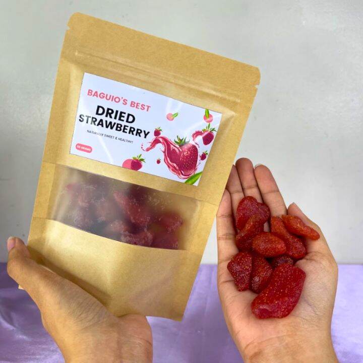 Baguio Dried Strawberry 50g Pack Lazada Ph