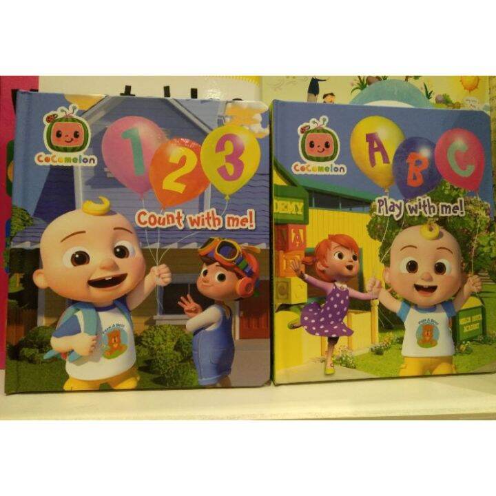 Cocomelon 123 Count With Me/ Cocomelon ABC Play With Me (board books