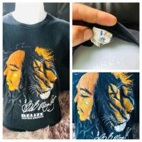 เสื้อวงดนตรี Bob marley สภาพ9/10 อก21ยาว27