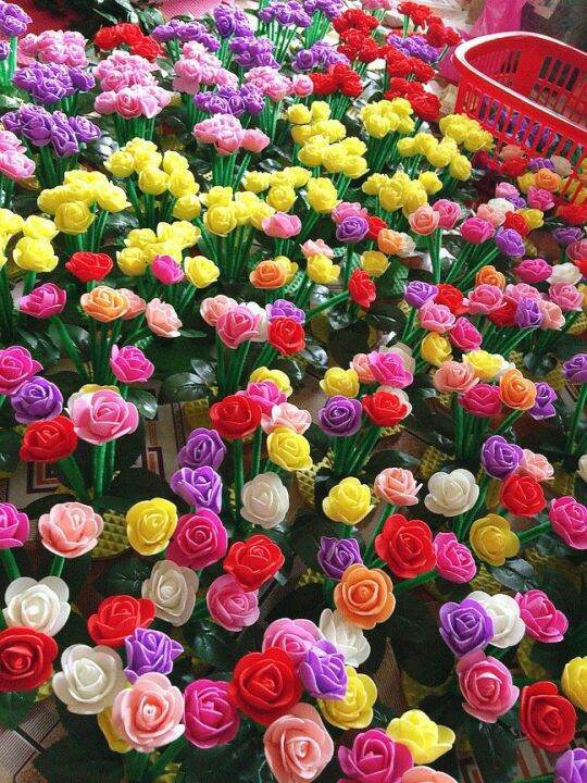 Hoa Hồng Khóm- Đồ Dùng Mầm Non Bằng Nỉ-Củ Quả Nỉ- Đồ Chơi Bằng Vải Nỉ |  Lazada.Vn