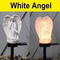 โคมไฟ White Angel ไฟ LED Solar cell โซล่าเซลล์ พลังงานแสงอาทิตย์ ไฟตกแต่งสวน