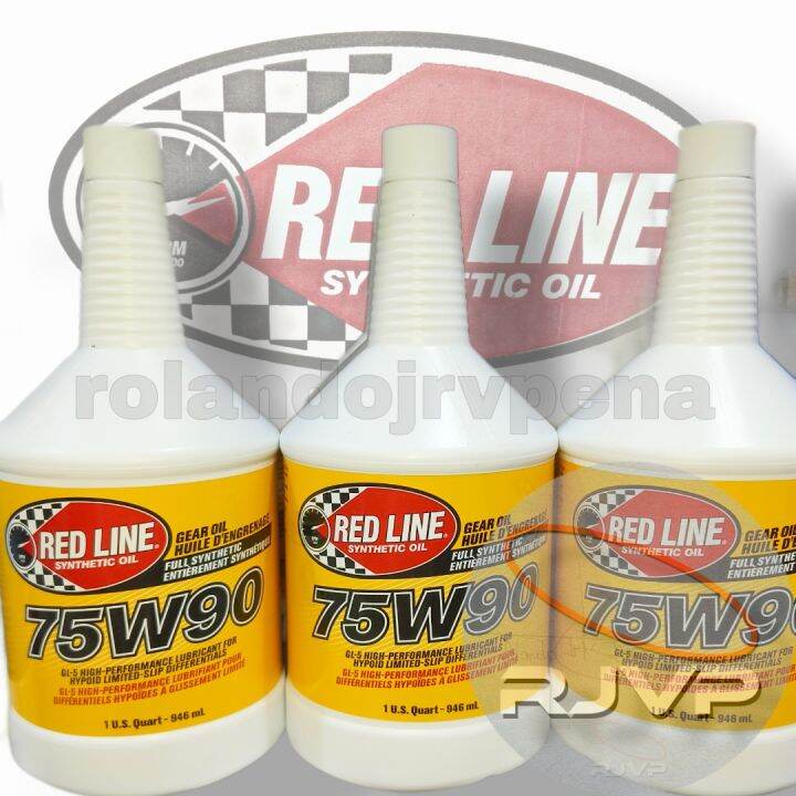 Redline Gear Oil 75W90 GL5 High Performance For Hypoid LimitedSlip