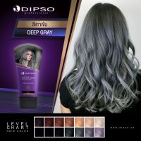 แว๊กเปลี่ยนสีผม Dipso สีเทาเข้ม 150g