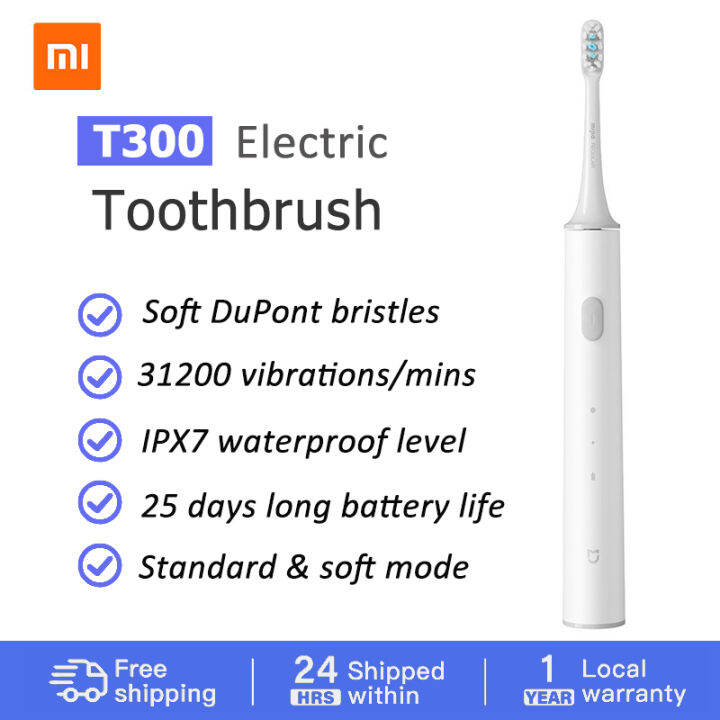 Original Xiaomi Mijia Electric Toothbrush Ultrasonic Rechargeable Whitening Teeth Brush Wireless Oral Hygiene Cleaner T500