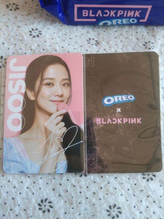 การ์ดสะสมblackpink-oreo-จากขนมโอริโอ้