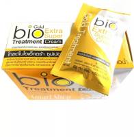 (สีทอง) BIO ไบโอ ทรีทเม้นท์ ครีมบำรุงผม แท้ (24ซอง )