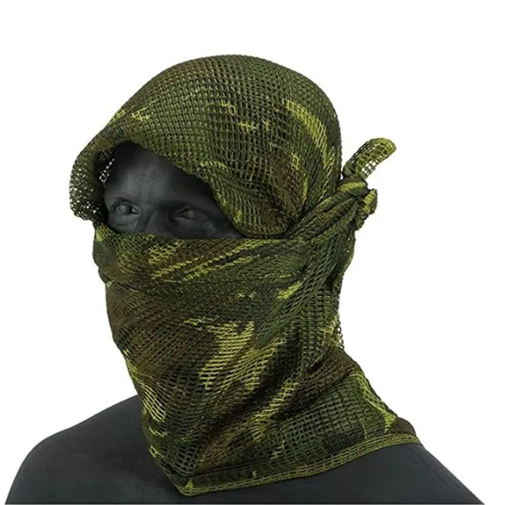 XMYQ Camouflage Netting Tactical Mesh Net Camo Scarf Tactical Mesh ...