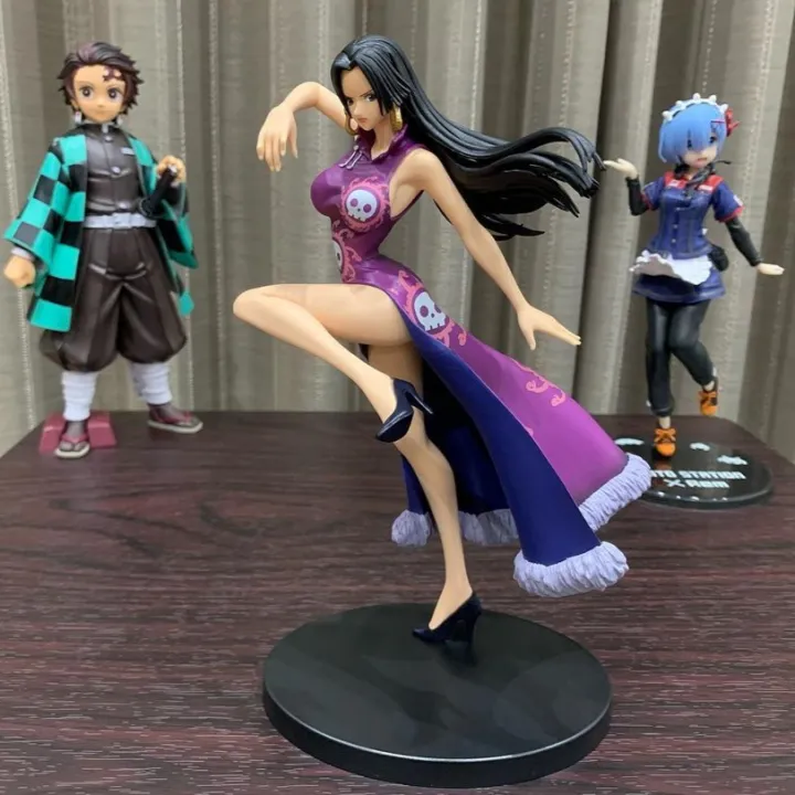 One Piece Flag Diamond Ship Boa Hancock PVC Figure, Modèle Jouet Statue