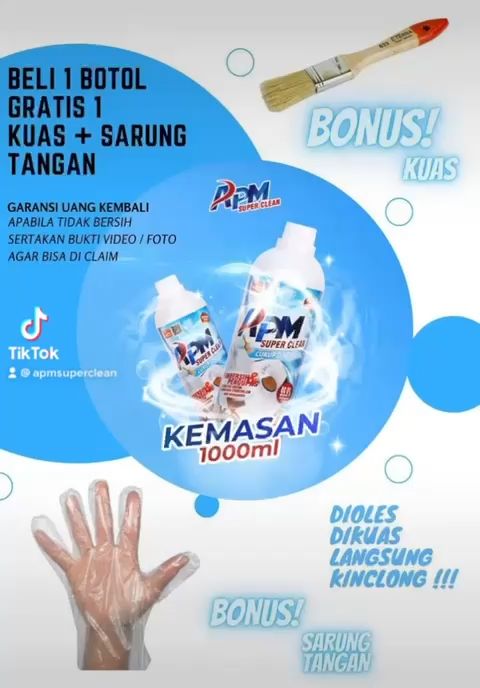 APM SUPER CLEAN PEMBERSIH WC PEMBERSIH JOK MOBIL PEMBERSIH PANCI PEMBERSIH TOILET PEMBERSIH KAMAR MANDI PEMBERSIH ALUMUNIUM PORSELEN PEMBERSIH KERAMIK PEMBERSIH JAMUR AIR PEMBERSIH LUMUT PEMBERSIH