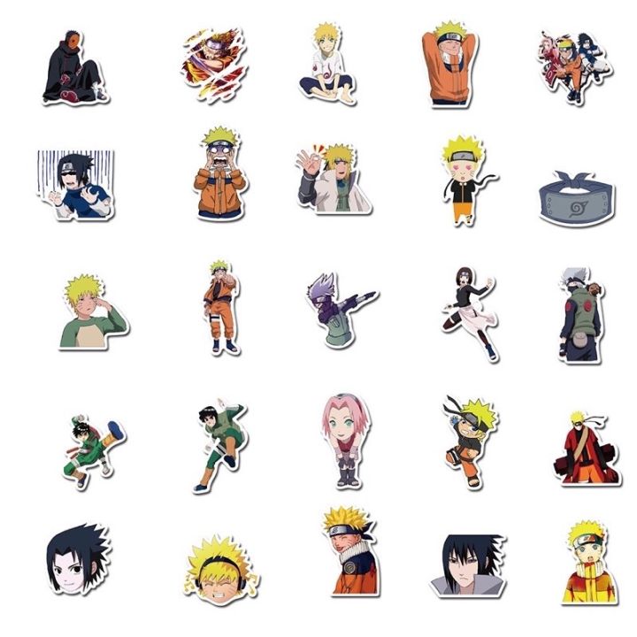 sticker-สติ๊กเกอร์-naruto-h-110-นารูโตะ-50ชิน-นินจา-นินจาจอมคาถา-คาคาชิ-อิทาจิ-ซาซึเกะ-นารุโตะ-ninja-โบรูโตะ-boruto-นิน-จา-อนิเมะ-มังงะ-ญี่ปุ่น-n-a-r-u-t-o