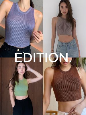 editionwear KNIT CROPPED TOP