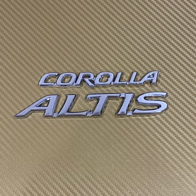 โลโก้ * COROLLA + ALTIS  ติดฝาท้าย TOYOTA  ราคายกชุดมี 2 ชิ้น