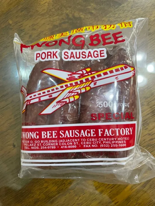 2pcs x 500g Kwong Bee SPECIAL Chinese Pork Sausage Affordable Price