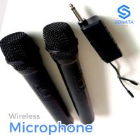 ไมค์ลอยคู่​ ไมค์ไร้สาย​ Wireless​ MICROPHONE​ Professional ไมโครโฟน ไร้สาย ไมค์ลอยคู่ เสียงดี