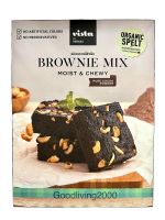 (ส่งฟรี) Vista by Verasu Brownie Mix Moist &amp; Chewy 350 g แป้งบราวนี่สำเร็จรูป วิสต้า บาย วีรสุ สำหรับทำขนมบราวนี่แบบนุ่มหนึบ 350 กรัม