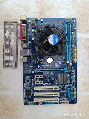 Gigabyte GA-P61A-D3 REV2.0 1155 +CPU i3 2120/ i5 3450 ฝาหลัง+ซิ้งพัดลม พร้อมใช้งาน