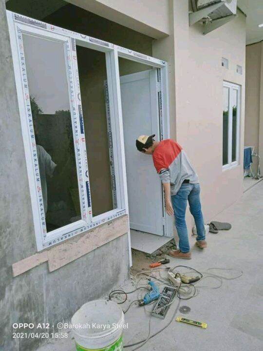 Pintu Alumunium Kusen Aluminium Pintu Aluminium Kusen Pintu Panel