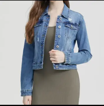 Buy Short Denim Jacket For Women online | Lazada.com.ph
