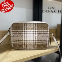 กระเป๋าสะพายข้าง New Coach รุ่น MINI CAMERA BAG IN SIGNATURE CANVAS (COACH C0038) ออก Shop USA รับประกันของแท้ 100%