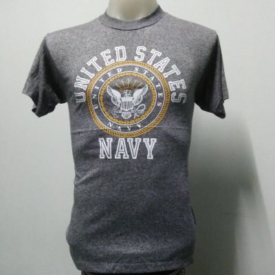 เสื้อยืด ผ้าเรยอง ลาย U.S.A ARMY