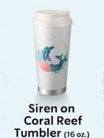 Siren on Coral Reef Tumbler 16 oz